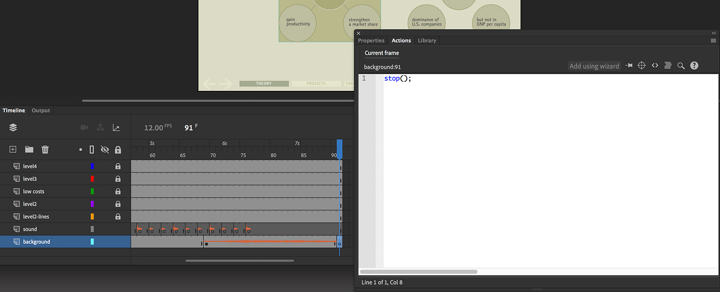 Timeline control via ActionScript