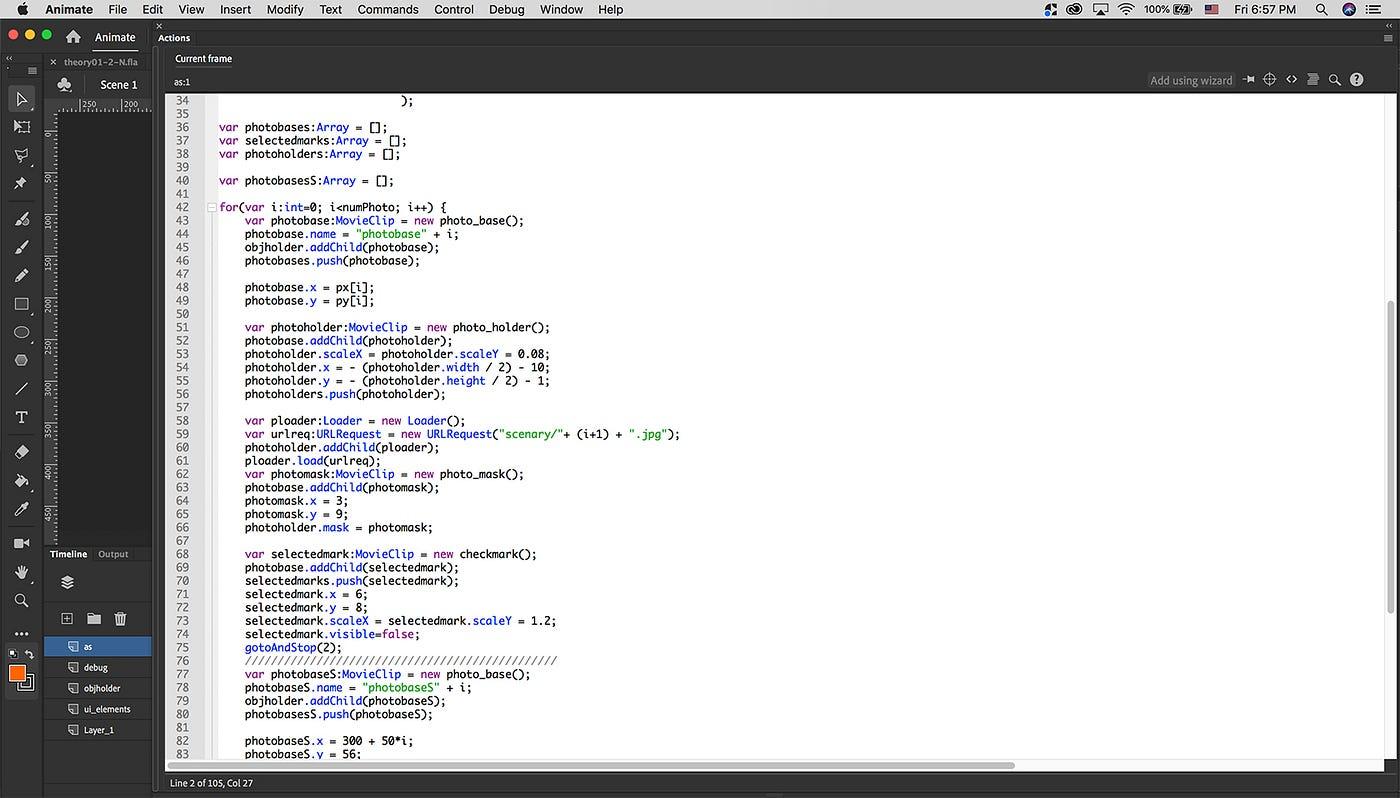 Designer-to-engineer handoff in Flash