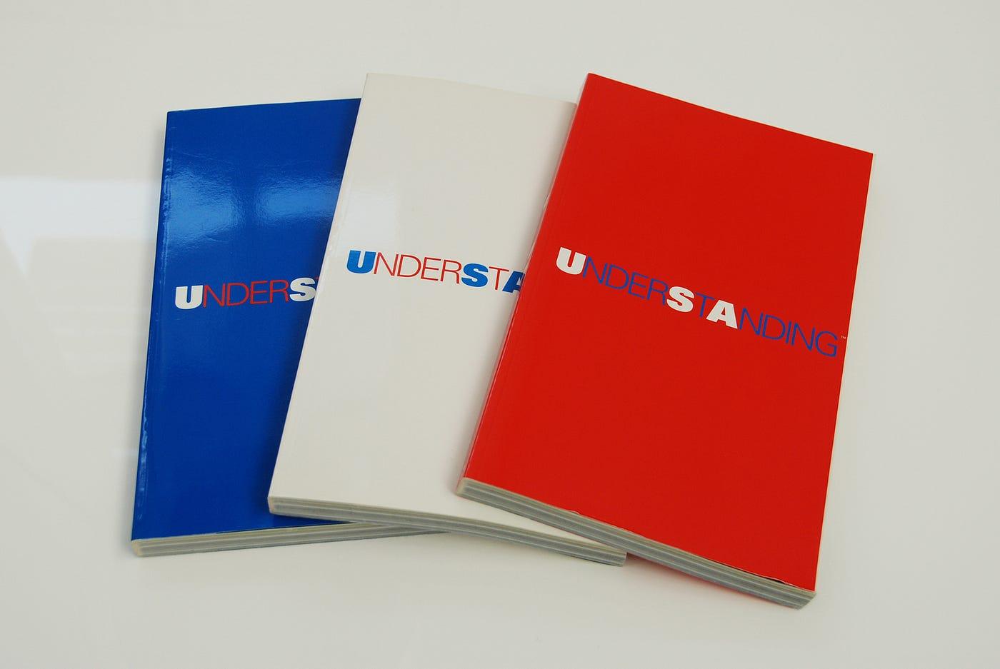 Book: UNDERSTANDING USA, in 3 color variations